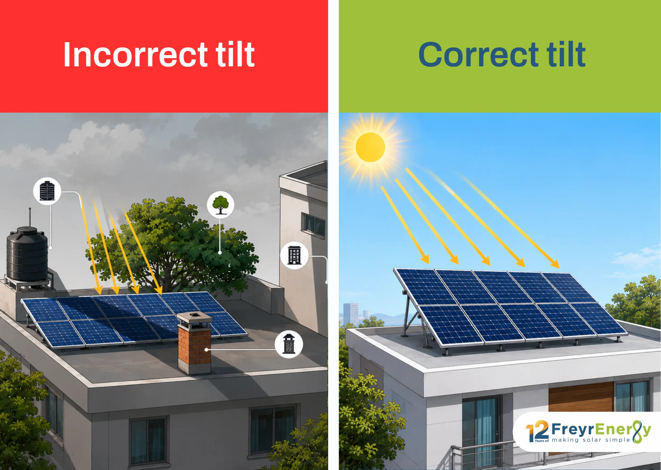 solar panel tilt angle